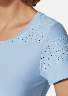 Shirt mit Lochstickerei thumbnail 5