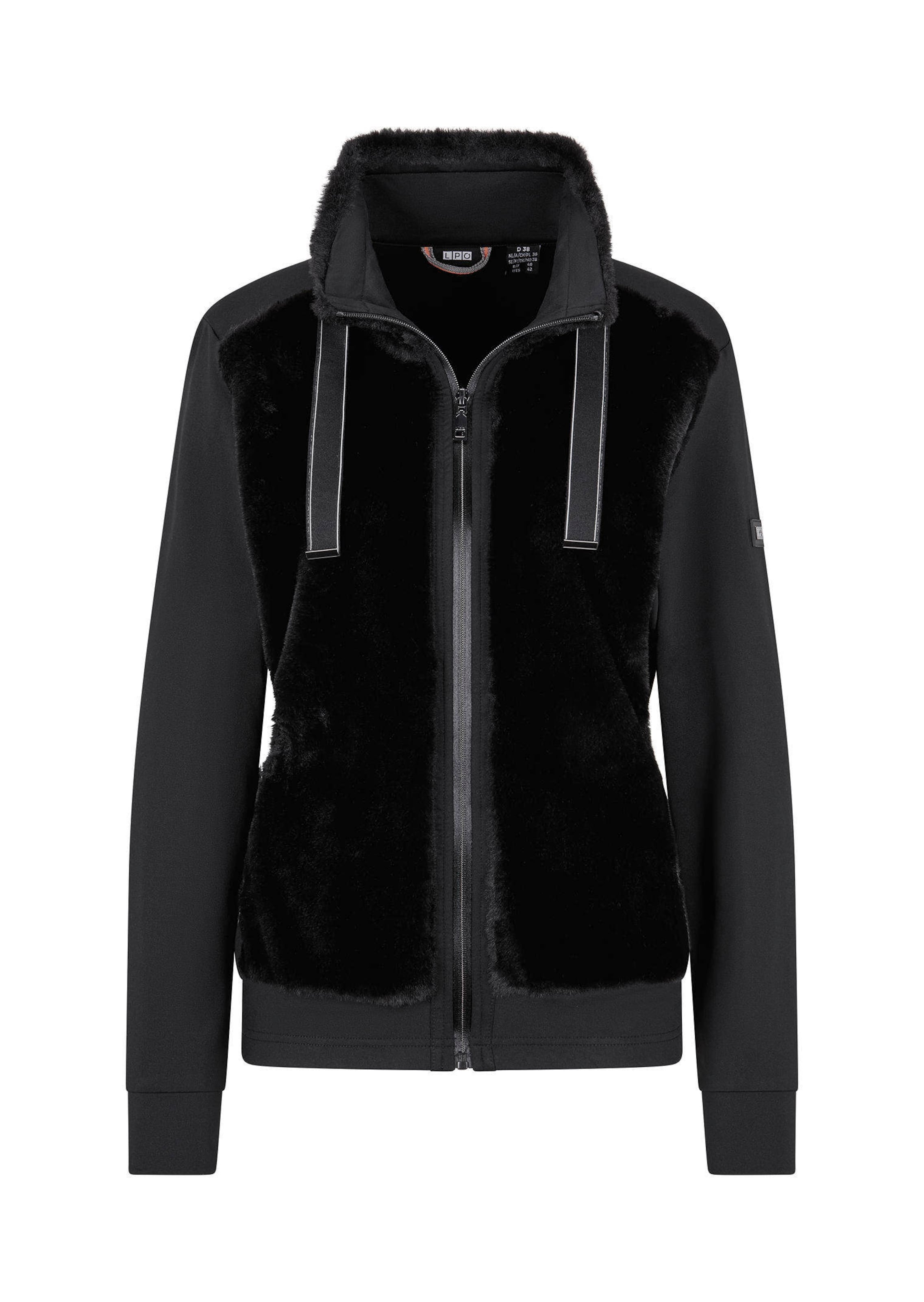 Flauschige Freizeitjacke in Felloptik