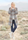 Hochwertiger Mantel in moderner Karo-Optik thumbnail 7