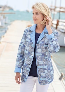 Veste matelassée imprimée réversible thumbnail 7