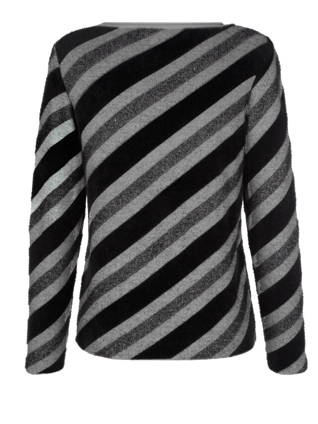 Pullover mit Streifen in Effektgarn 5