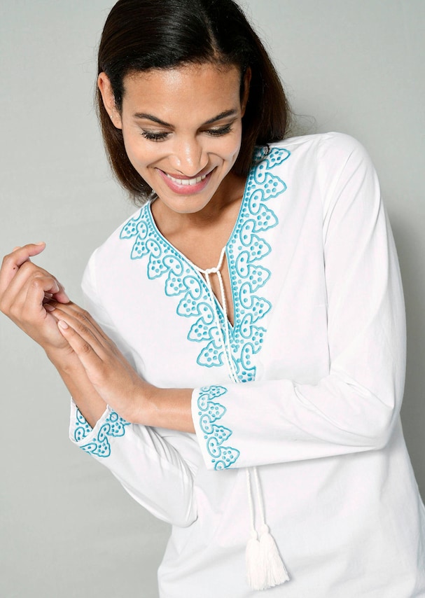 Tunika mit aufwendiger Stickerei 4