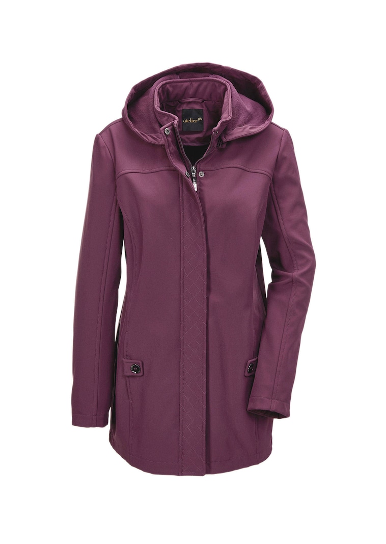 Softshell-jack met capuchon