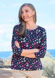 Bequemes Shirt aus Baumwoll-Jersey thumbnail 7