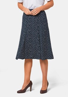 Leichter Midi-Rock mit Rundumgummizug thumbnail 1