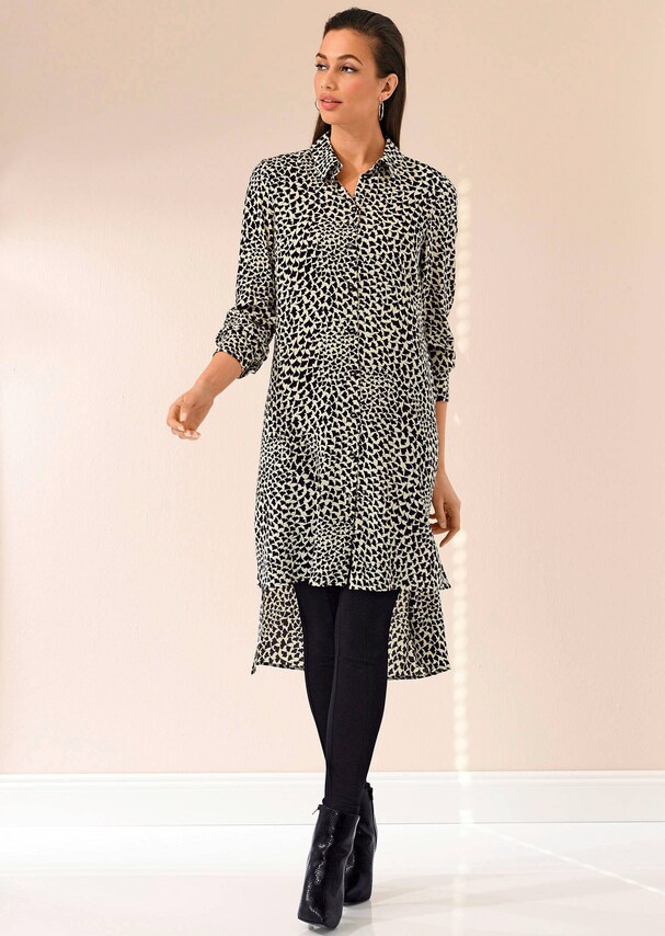 Bluse mit floralem Druck 1