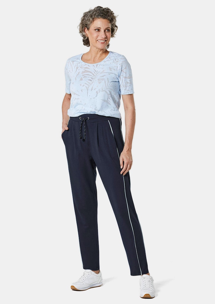 Bequeme Freizeithose mit Schlupfbund und Taschen