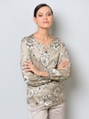 Bluse mit kleinem V-Ausschnitt thumbnail 1