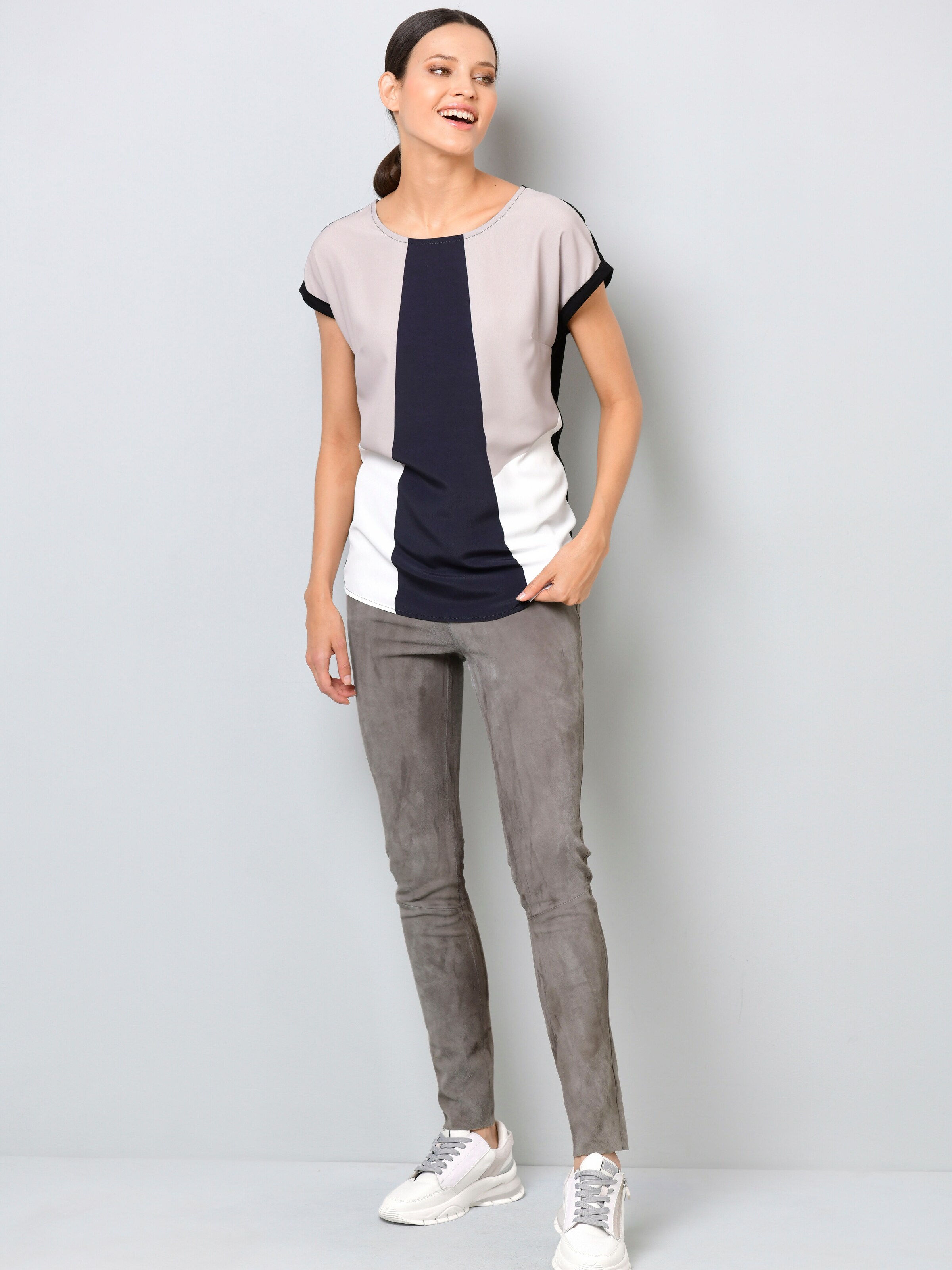 Shirt mit Colorblockdruck im Vorderteil 3