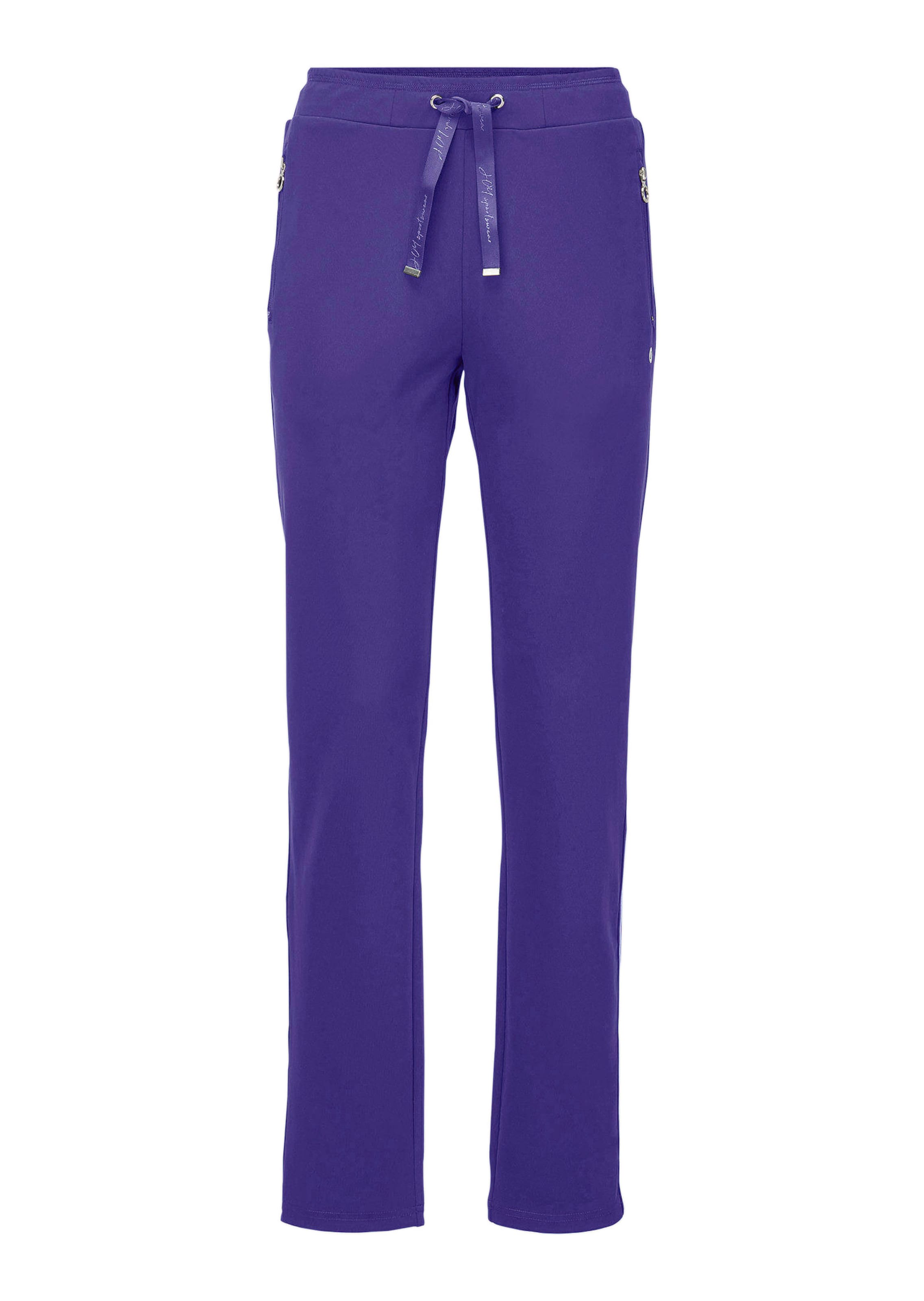 Freizeithose mit Glanzstreifen