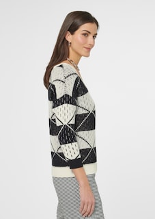 Jacquard-Pullover aus Schurwolle thumbnail 4