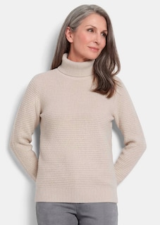 Warmer Strickpullover mit Rollkragen thumbnail 1