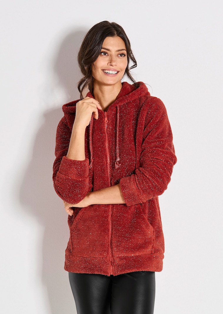 Flausch-Freizeitjacke