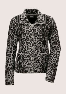 Trendstarke Strickjacke mit Leoparden-Muster thumbnail 6