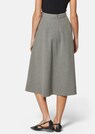 Calf-length pleated skirt in elegant Ceramica fabric thumbnail 3