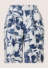 Linnen bermuda met bloemenprint thumbnail 7