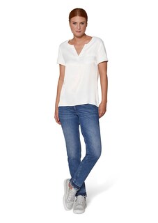 Blusenshirt im stylischen Material-Mix thumbnail 2