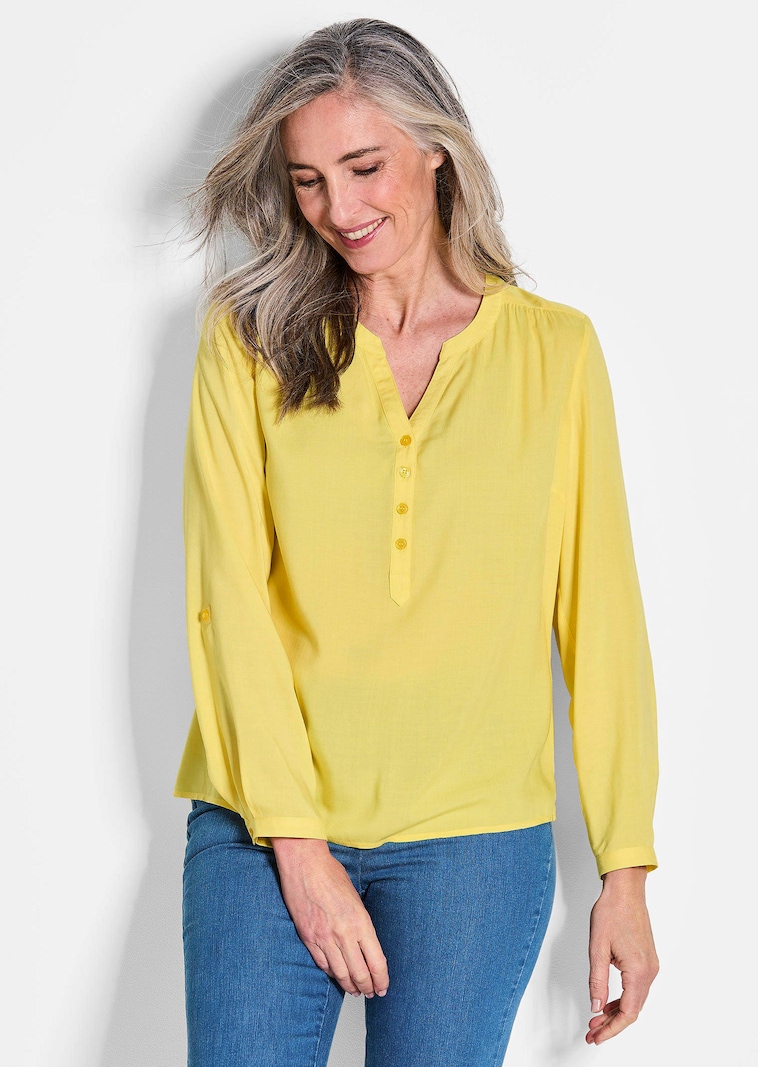 Bluse aus reiner Viskose