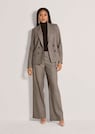Zweireihiger Blazer mit dezenten Streifen thumbnail 2
