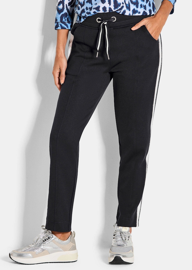 Freizeithose mit Galonstreifen