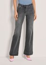 Bequeme Wide-Leg-Jeans aus Powerstretch thumbnail 1