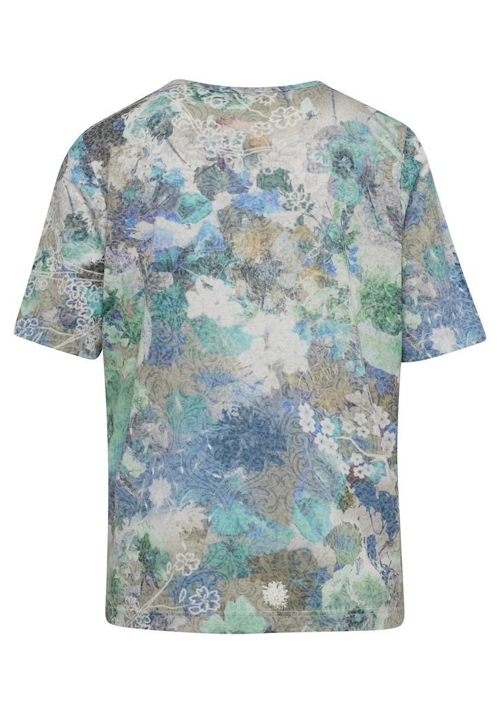 Magnifique T-shirt en tissu dévoré 6