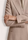 Doppelreihiger Blazer mit Ziersteppnähten thumbnail 5