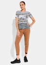 Jersey shirt met animalprint thumbnail 5