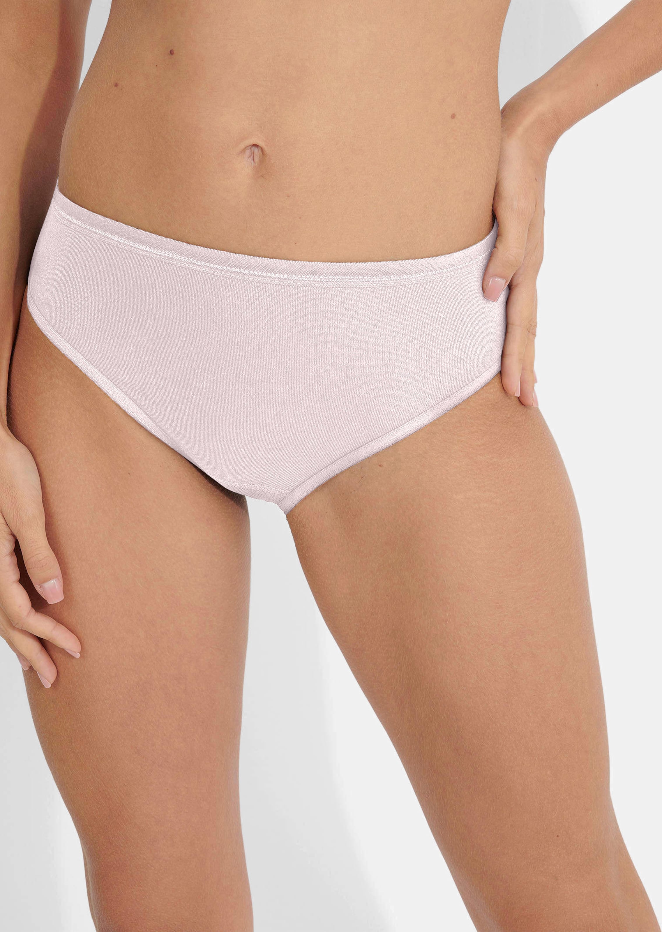 Hüftslip im 3er-Pack aus Feinripp