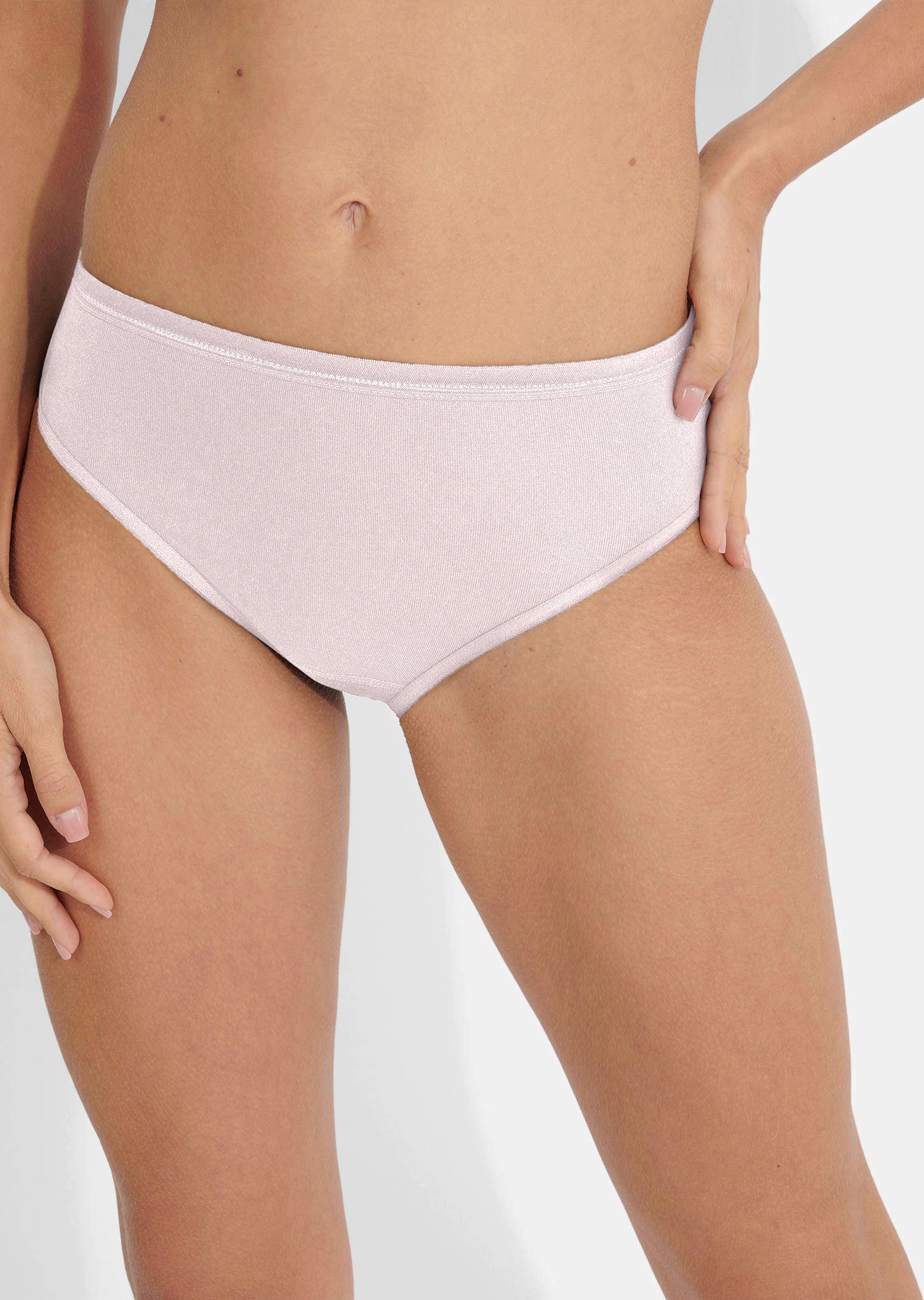 Hüftslip im 3er-Pack aus Feinripp