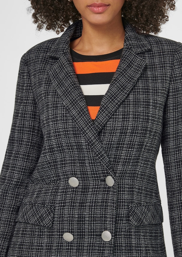 Classic blazer with silver-coloured buttons 4