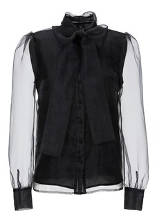 Bluse mit abnehmbarer Zierschleife thumbnail 1