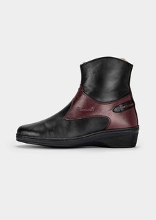 Leder-Stiefeletten mit farblichen Akzenten thumbnail 4