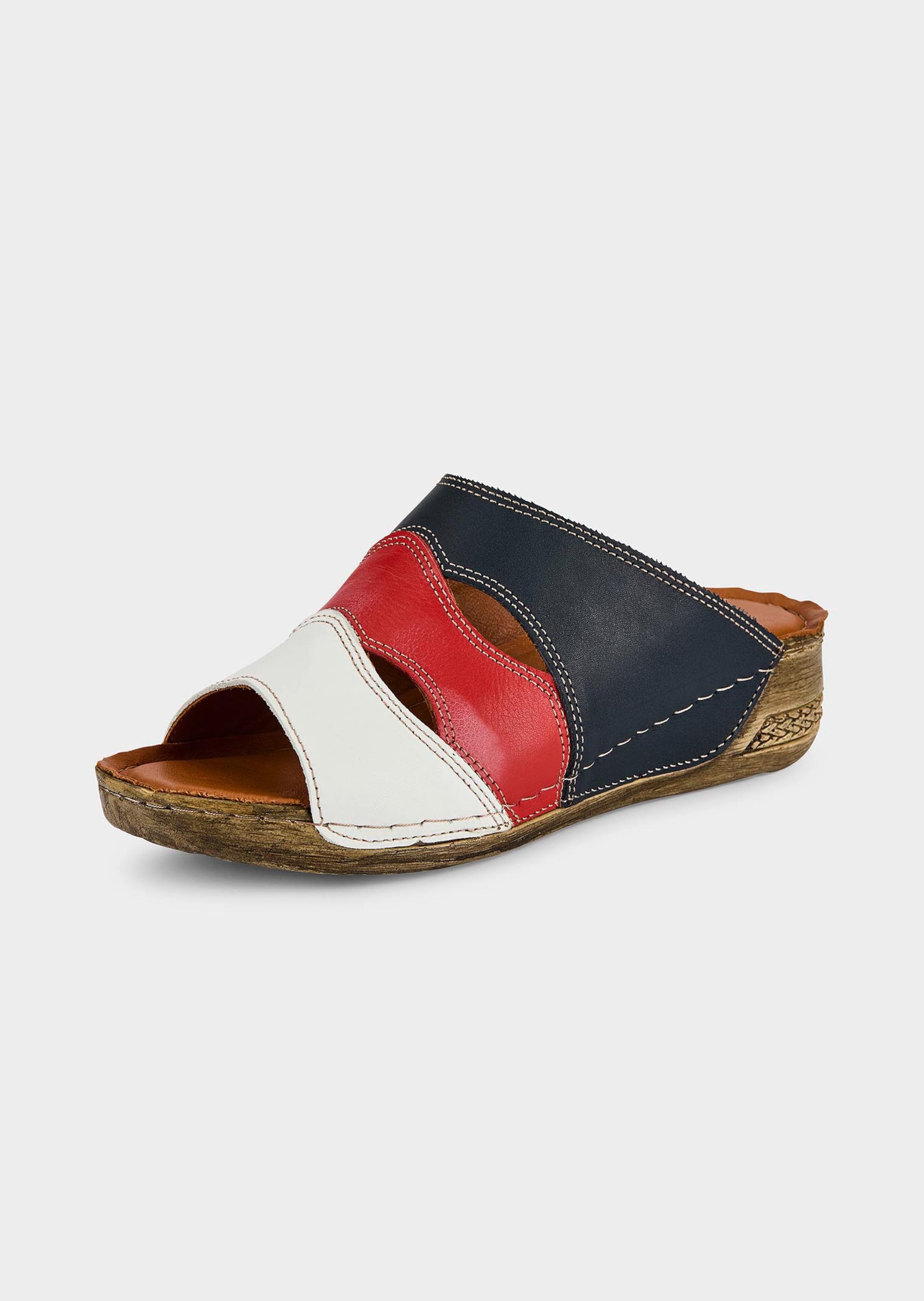 Mules en cuir, style marin