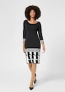 Strickkleid mit Hahnentrittmuster thumbnail 2
