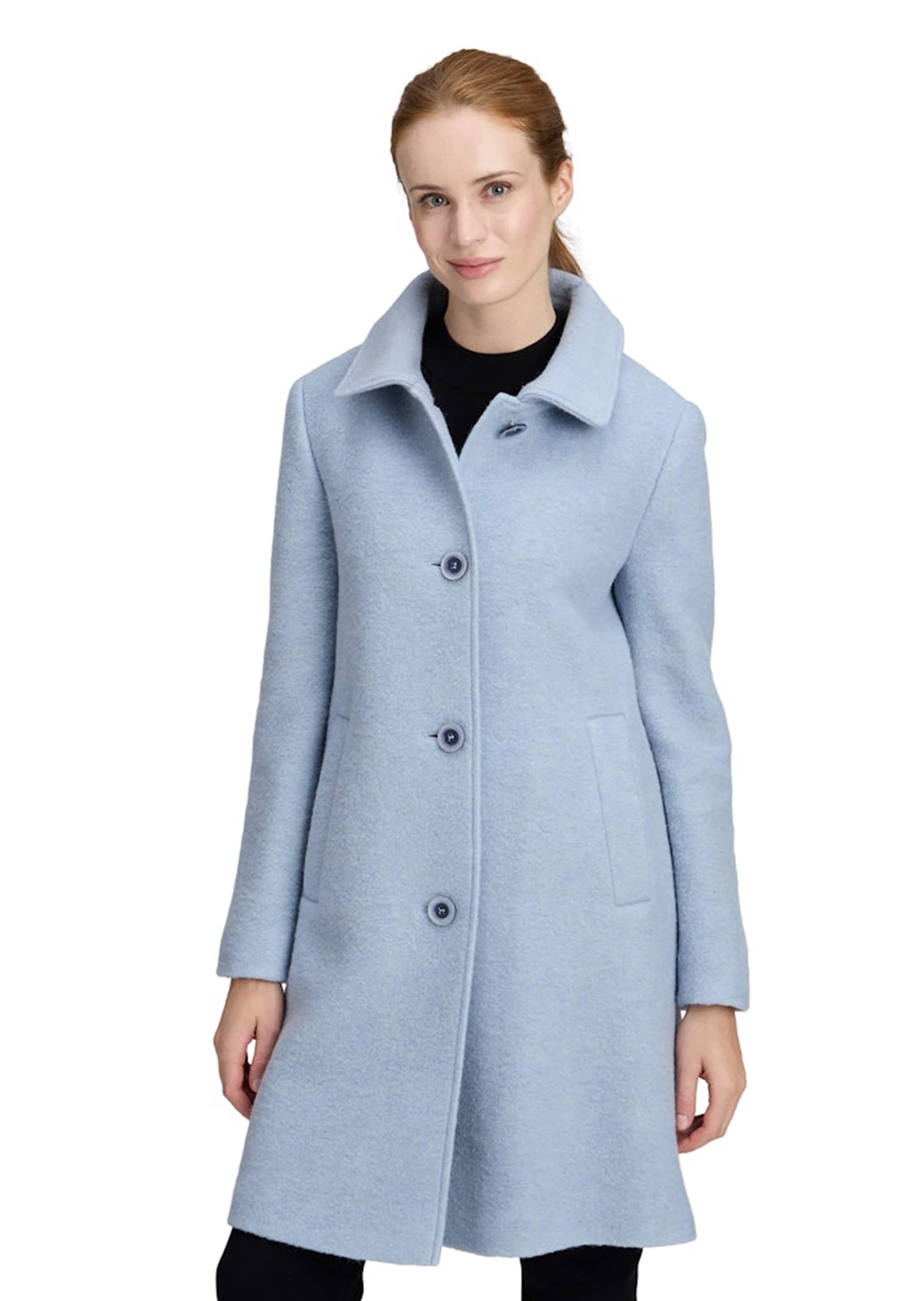 Edler Wollmantel mit abnehmbarer Kapuze