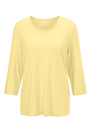 geel Shirt met 3/4-mouwen