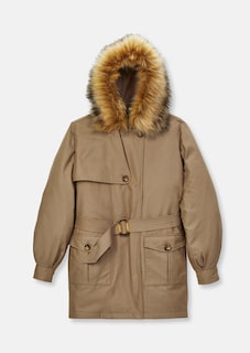 Parka mit Kapuze und abnehmbarem Fake-Fur thumbnail 6