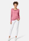 Long-sleeved shirt with waterfall neckline thumbnail 2