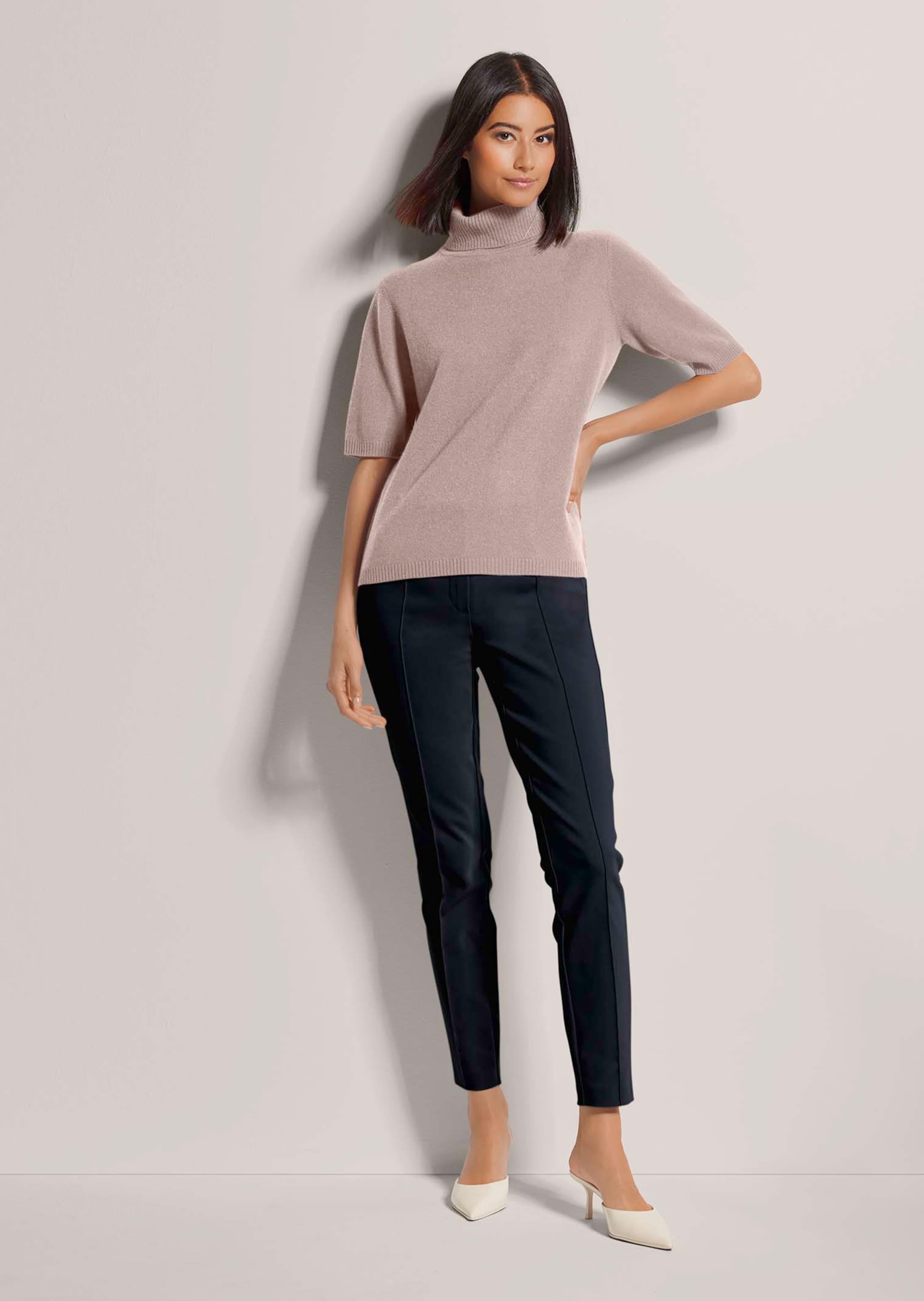 Kaschmirpullover mit Rollkragen