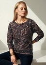 Sweatshirt mit Paisley-Print und Fledermausärmeln thumbnail 1