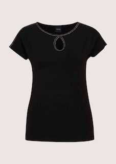 Shirt mit Cut-out und Schmuckband thumbnail 6