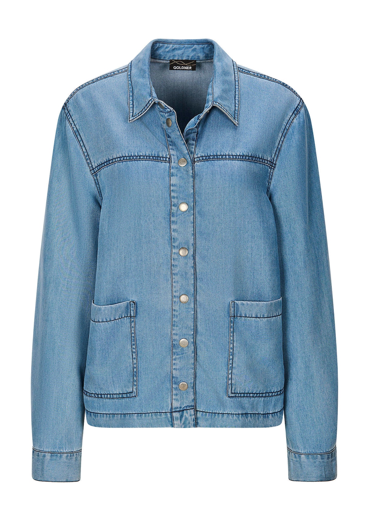 Denim-tyylinen paitatakki