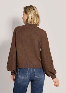 Feinstrickpullover mit Ballonärmeln thumbnail 3
