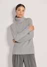 Schimmernder Rollkragen-Pullover mit Raglanärmeln thumbnail 1