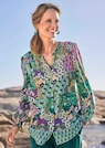 Druckbluse mit Patchmuster thumbnail 7