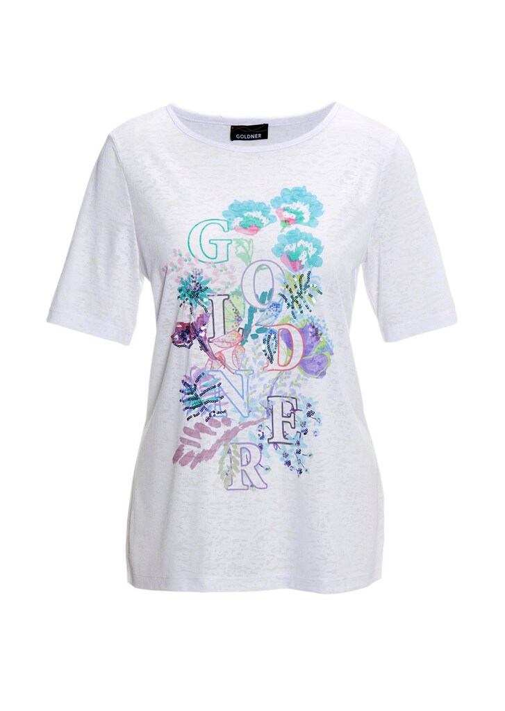 Bezauberndes Druckshirt mit Motivdruck