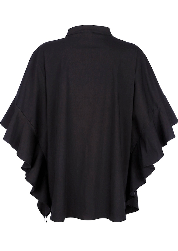Oversizedbluse mit großem Volantärmel 6