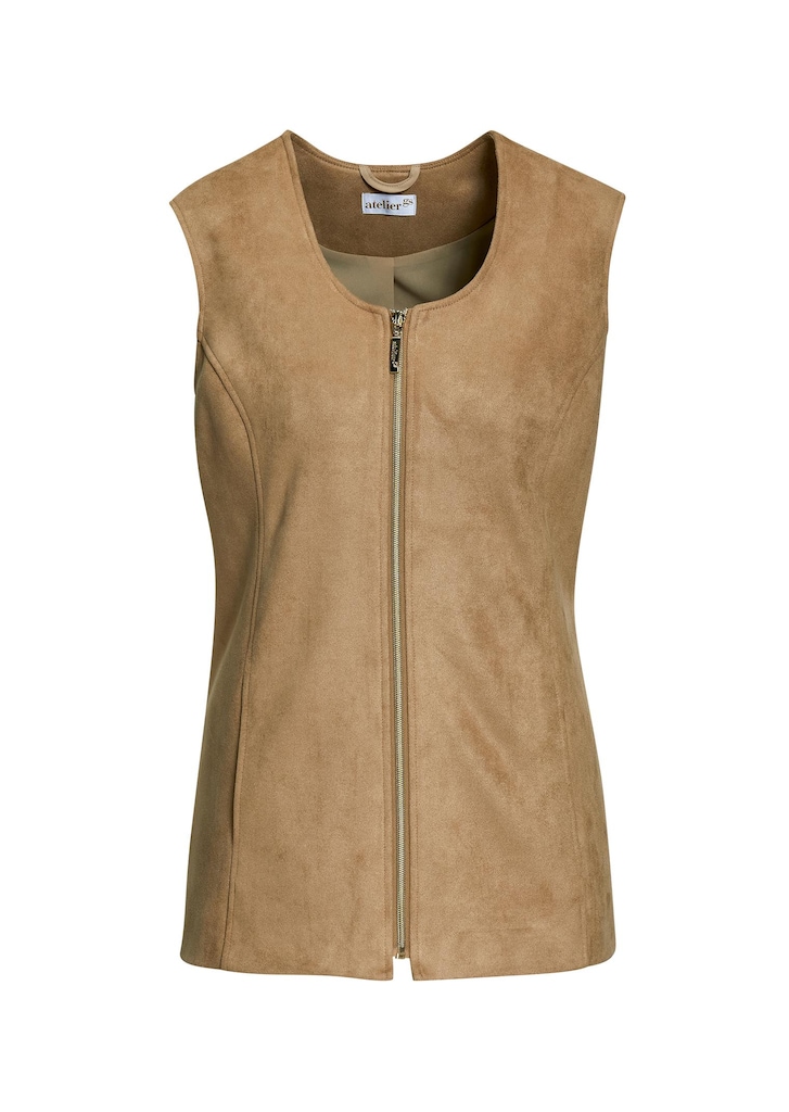 Gilet aspect velours de cuir 5