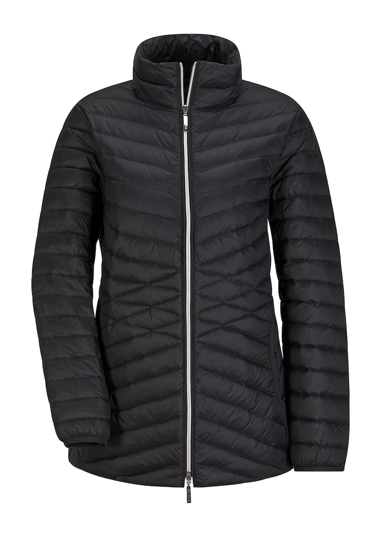 Daunenjacke mit femininer Steppung